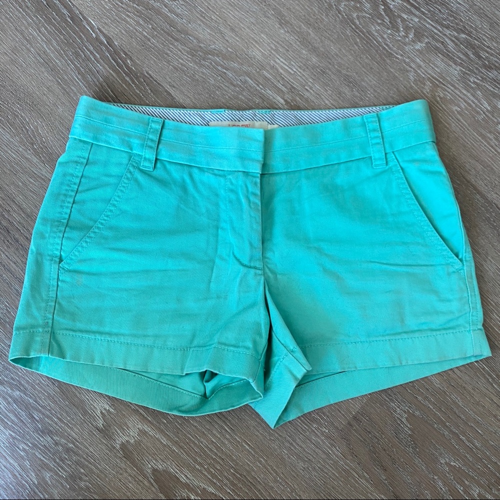 Jcrew Mint Chino Shorts